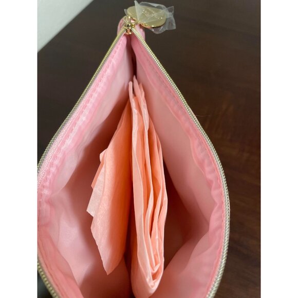 Too Faced Pink Cosmetic Bag With Zipper - Picture 3 of 3